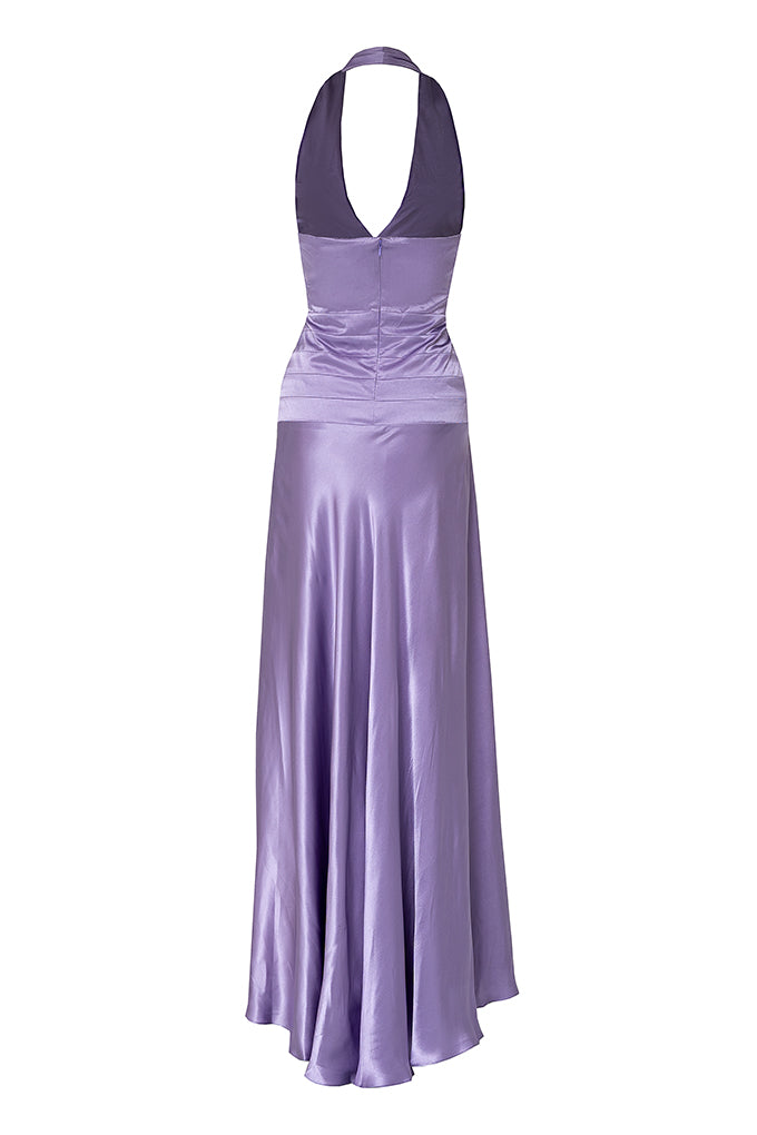 Long silk dress