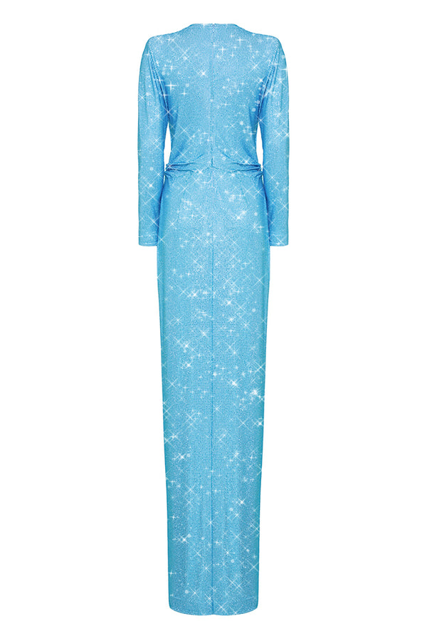 LACE SLEEVE REFINED DRESS マスタード LACE SLEEVE REFINED DRESS マスタード