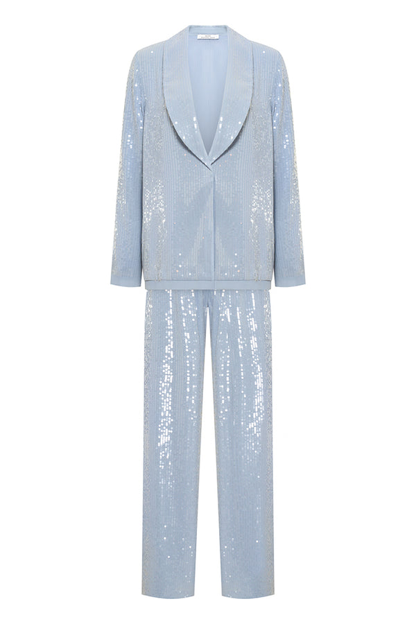 Premium sequin trouser suit