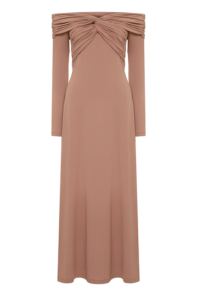 An elegant midi dress