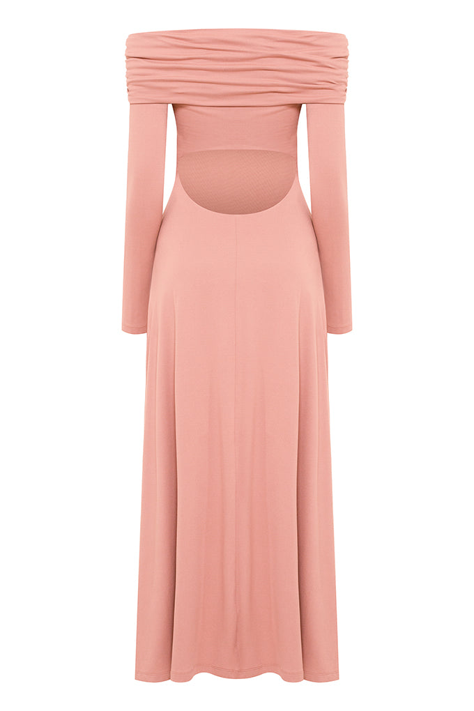 An elegant midi dress