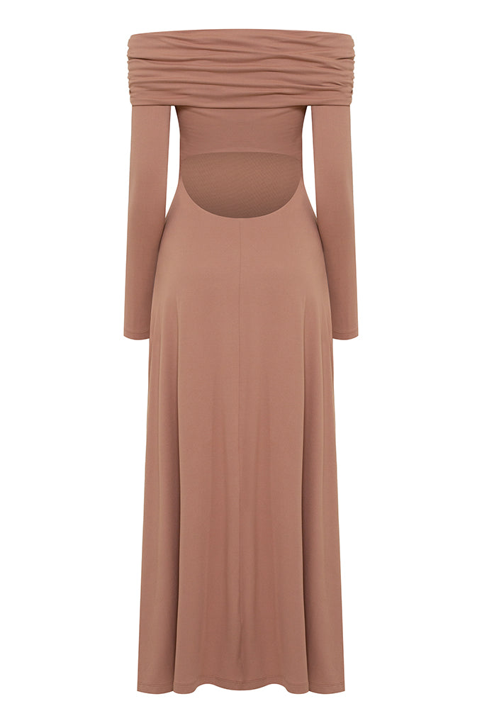 An elegant midi dress