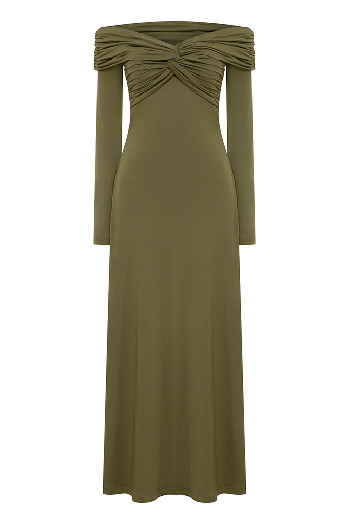 An elegant midi dress