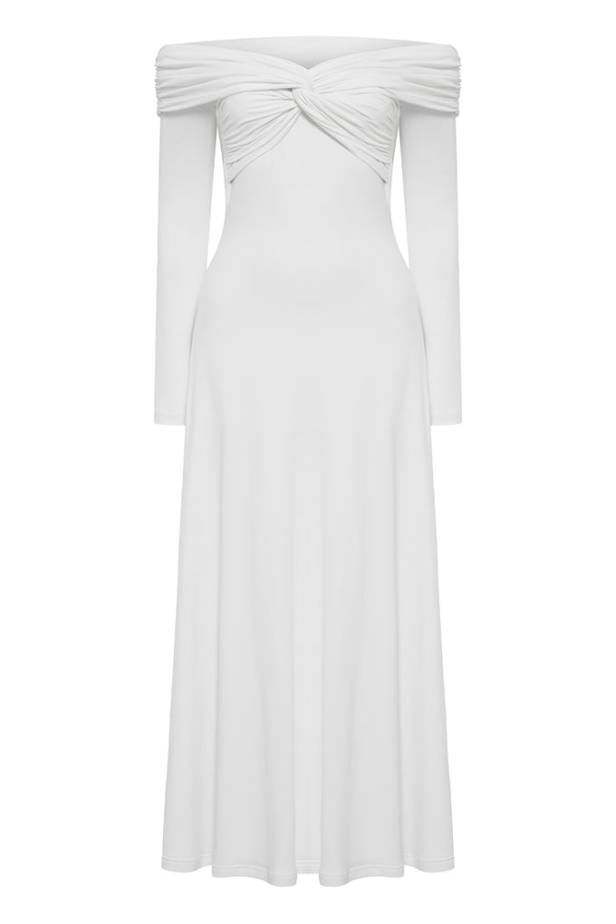 An elegant midi dress