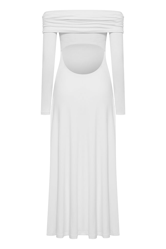 An elegant midi dress