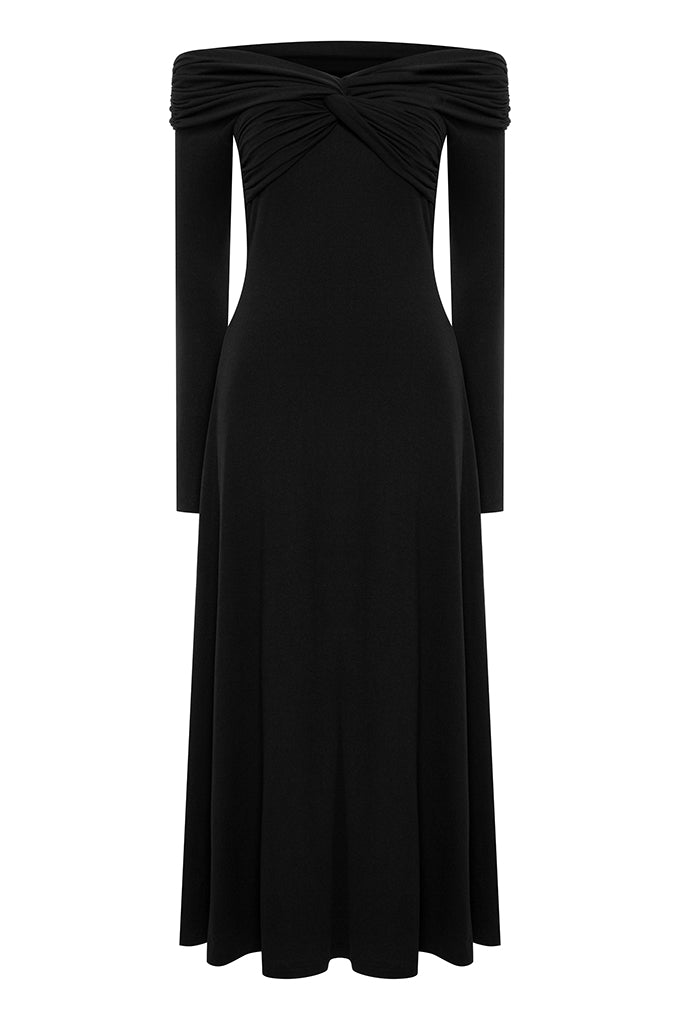 An elegant midi dress