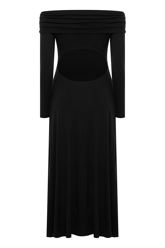 An elegant midi dress