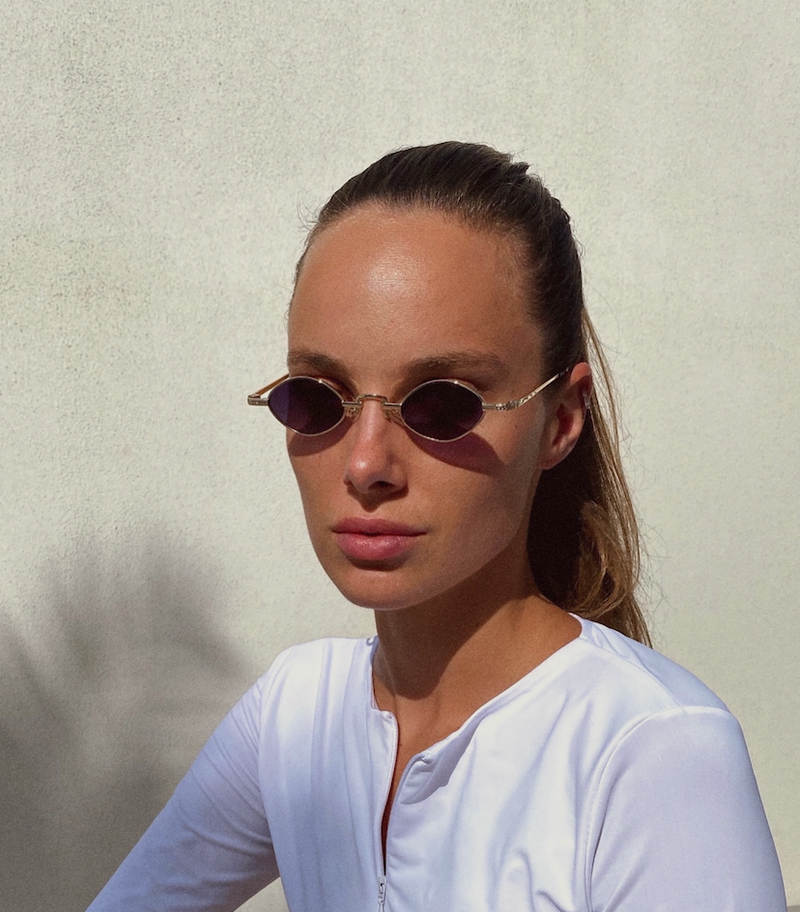 Topaz Almond Sunglasses