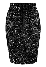 Crystal midi skirt