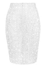 Crystal midi skirt