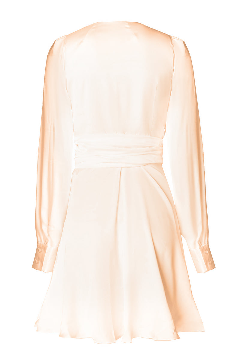 White flying mini dress