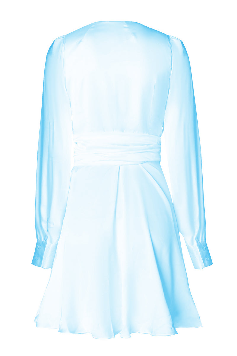 White flying mini dress