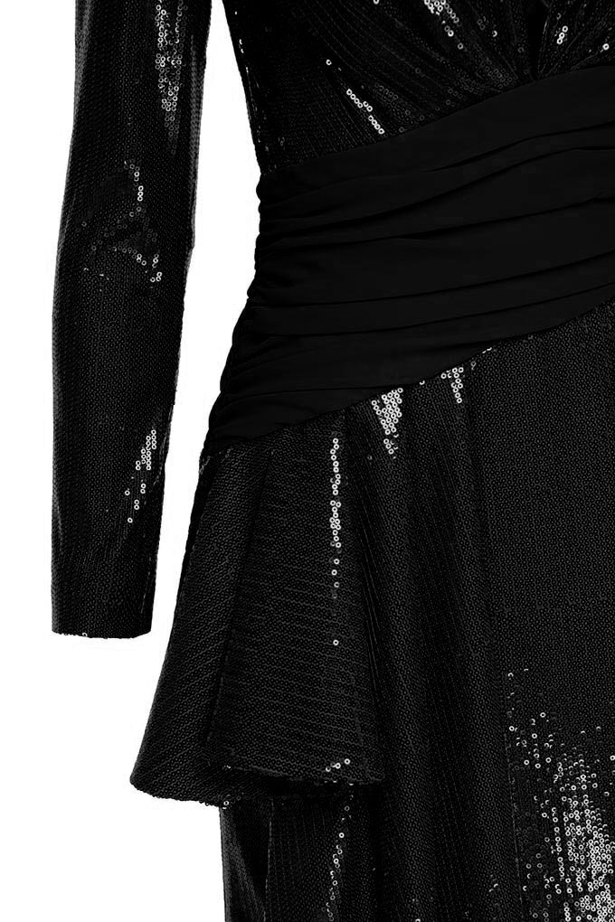 Shiny maxi dress