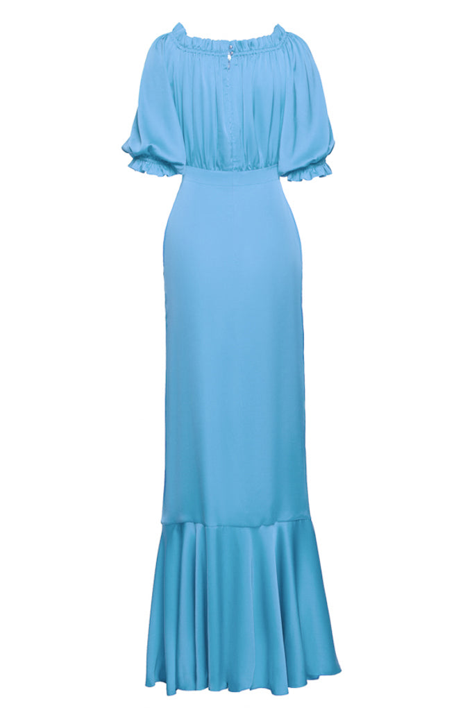 Long slit dress