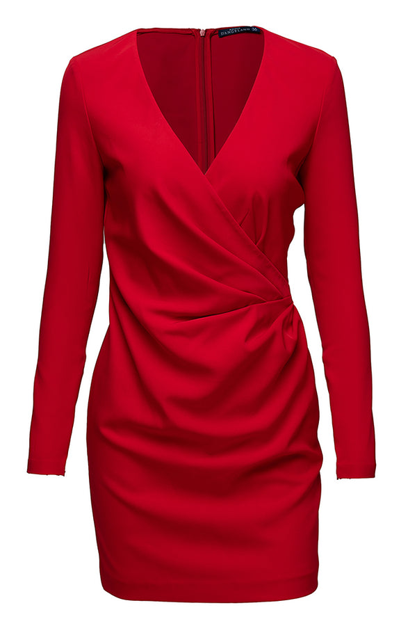 Draped short dress