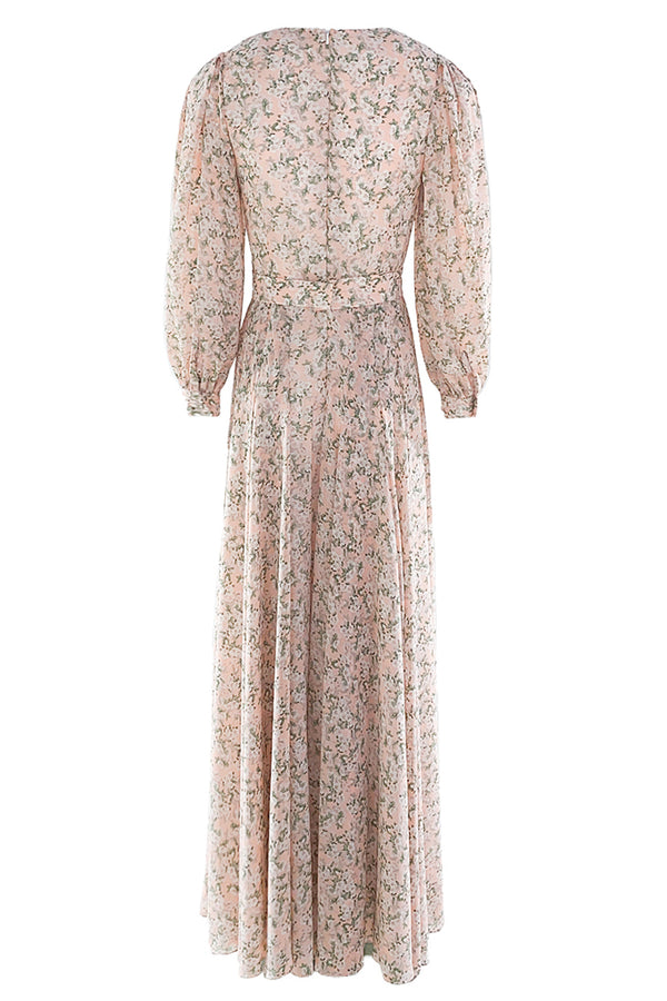 Floral print maxi dress