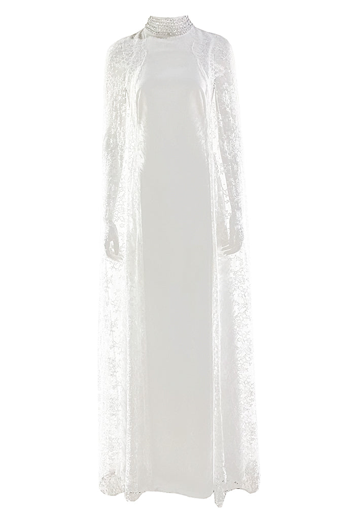 Silhouette dress with lace Maison d’Angelann