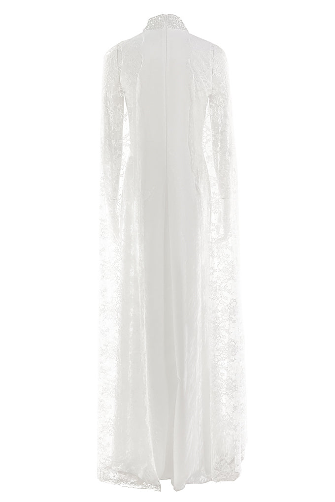 Silhouette dress with lace Maison d’Angelann