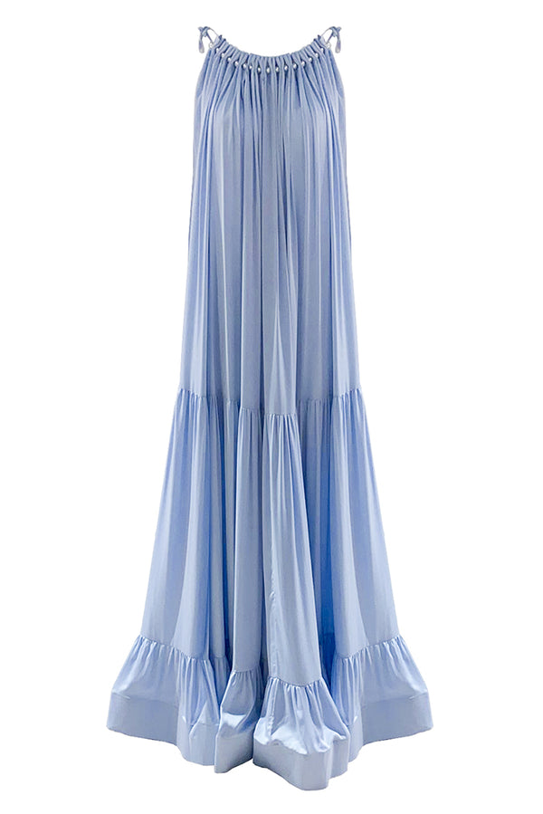 Flying dress draped along the length