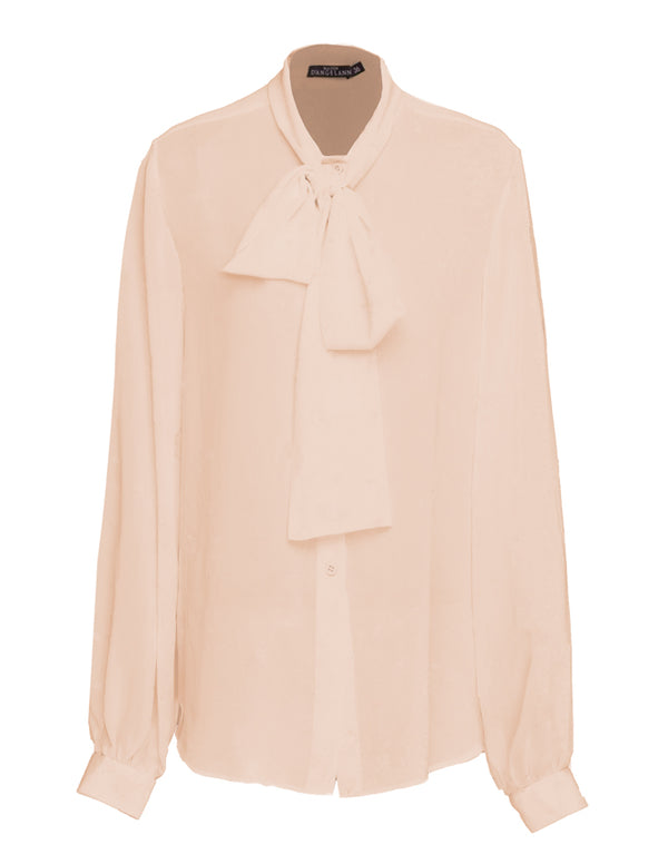Chiffon blouse with buttons