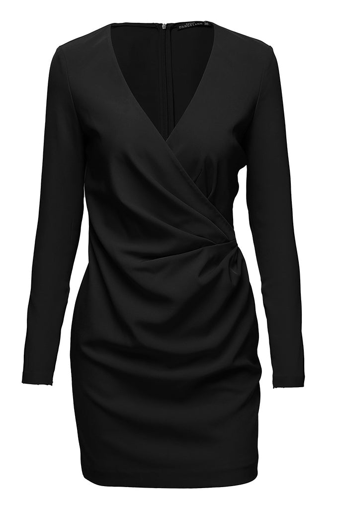 Draped short dress